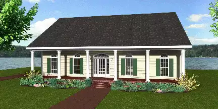 image of southern house plan 7782