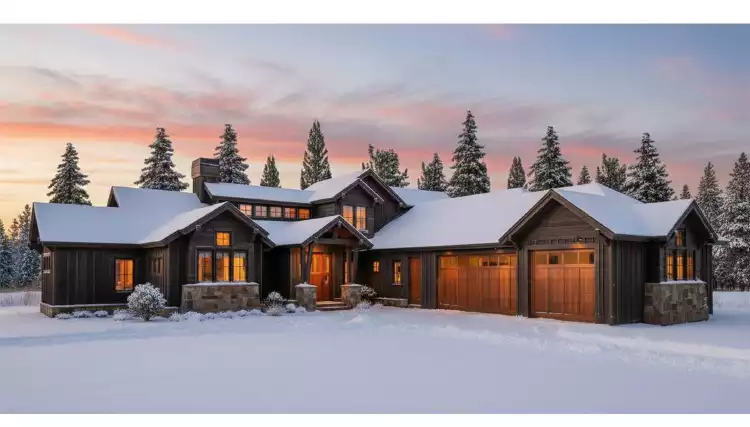 image of lake house plan 11099