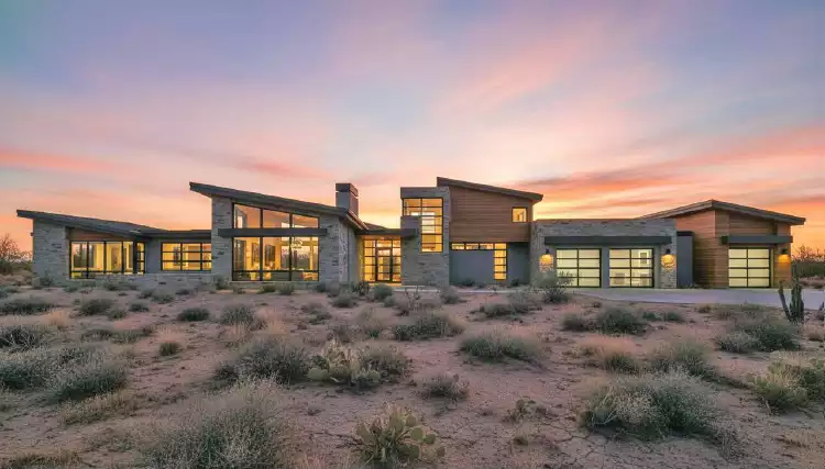 image of 2 story contemporary house plan 2369