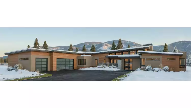 image of courtyard house plan 9773