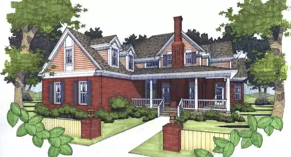 image of 1.5 story house plan 5793