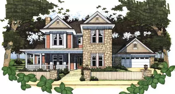 image of victorian house plan 5795