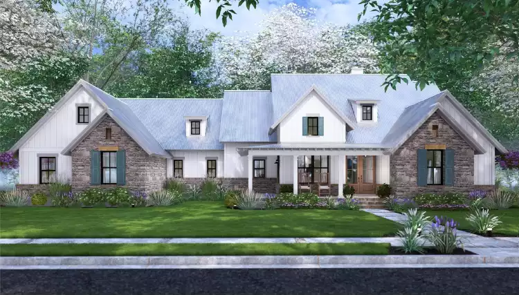 image of southern house plan 10477