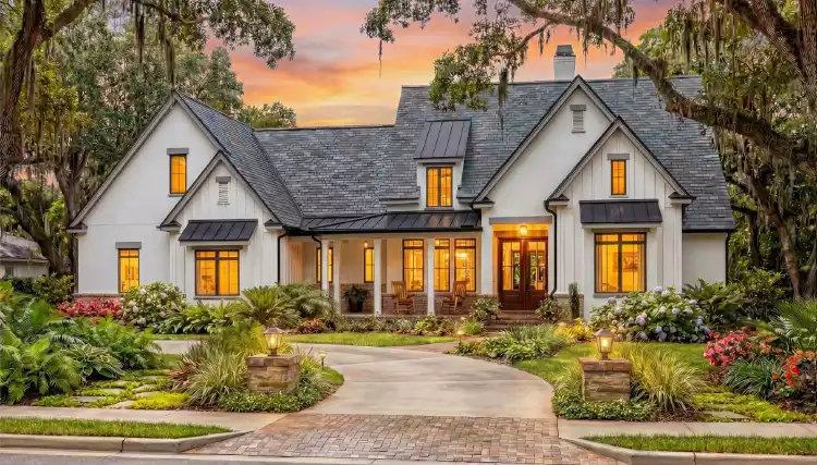 image of side entry garage house plan 12273