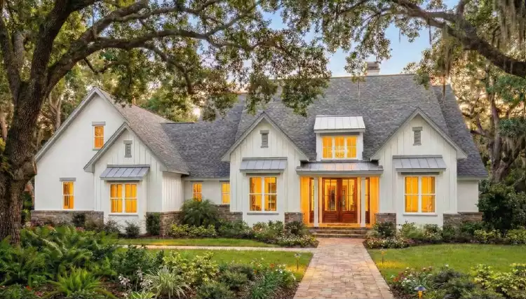 image of farmhouse plan 12302