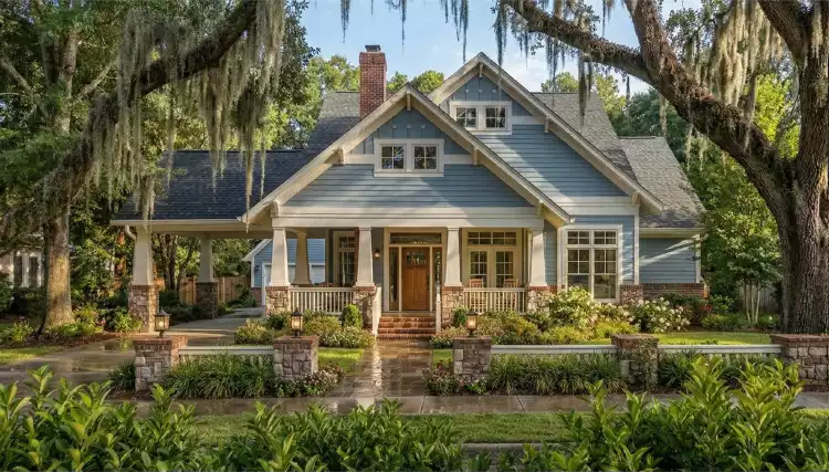 image of small craftsman house plan 5769