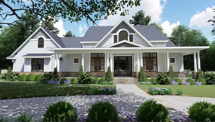 image of ranch house plan 7172