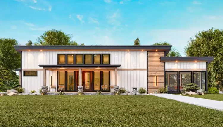 image of barndominium house plan 10017