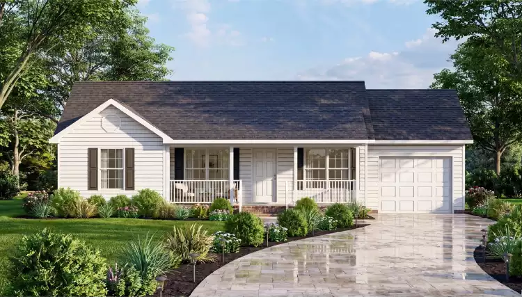 image of 1001 - 1500 square feet house plan 12900