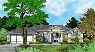 image of contemporary house plan 4394