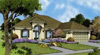 image of mediterranean house plan 4398