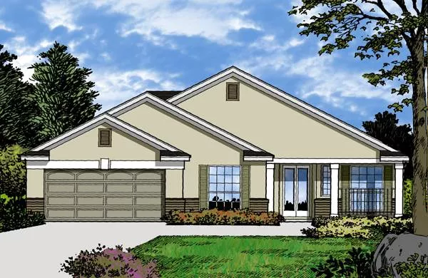 image of icf & concrete house plan 8880