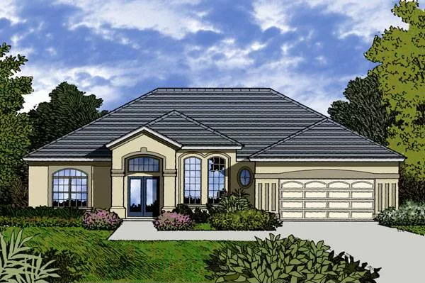 image of modern house plan 8955