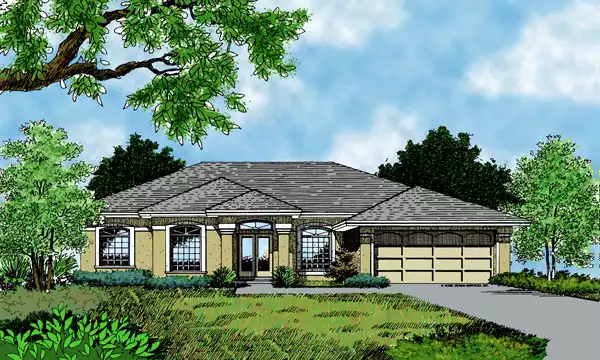 image of contemporary house plan 4355