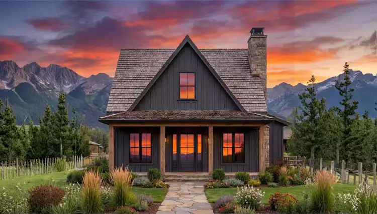 image of small cottage house plan 10080