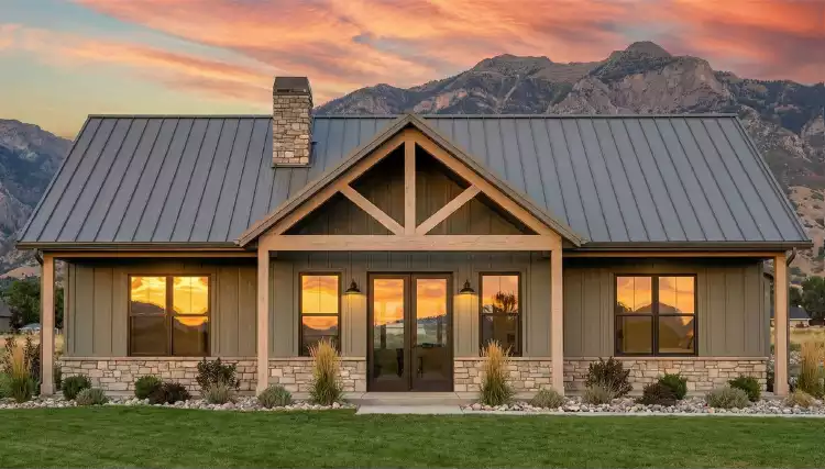 image of small country house plan 10104