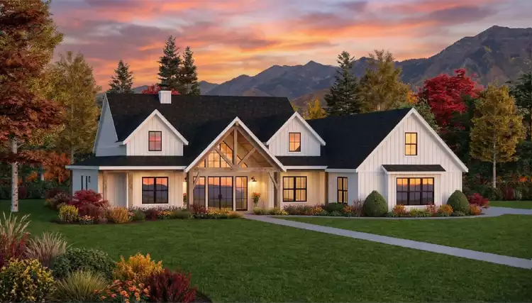 image of four bedroom house plan 10146