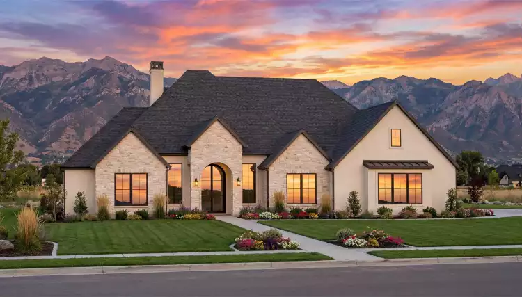 image of french country house plan 10329