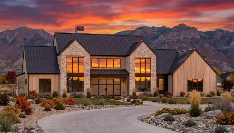 image of 2 story contemporary house plan 12027