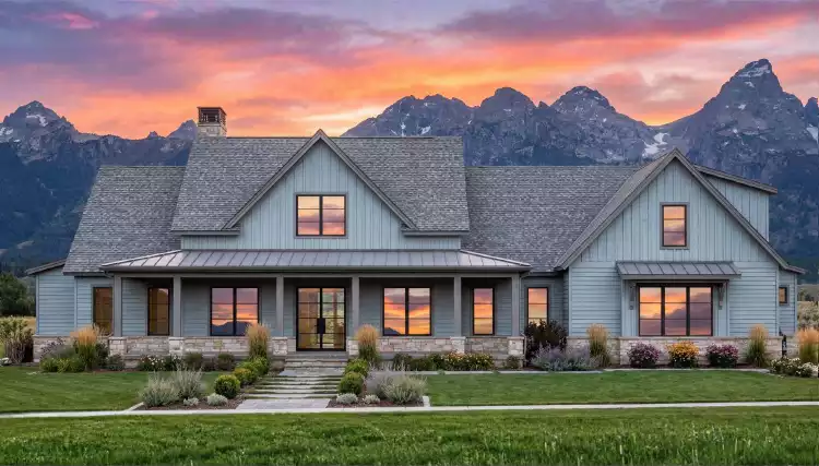 image of large farmhouse plan 12033