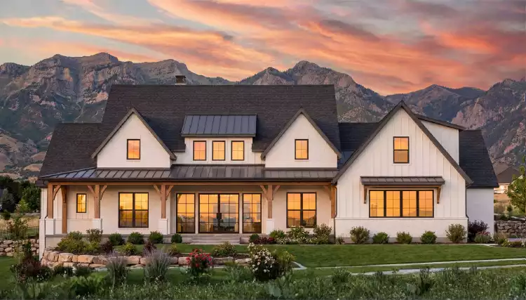 image of large ranch house plan 12037