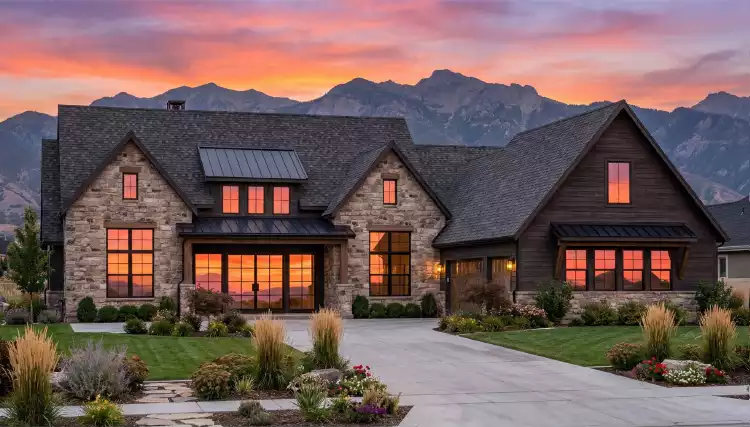 image of large french country house plan 12039