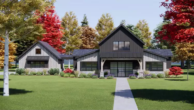 image of 1.5 story house plan 12040