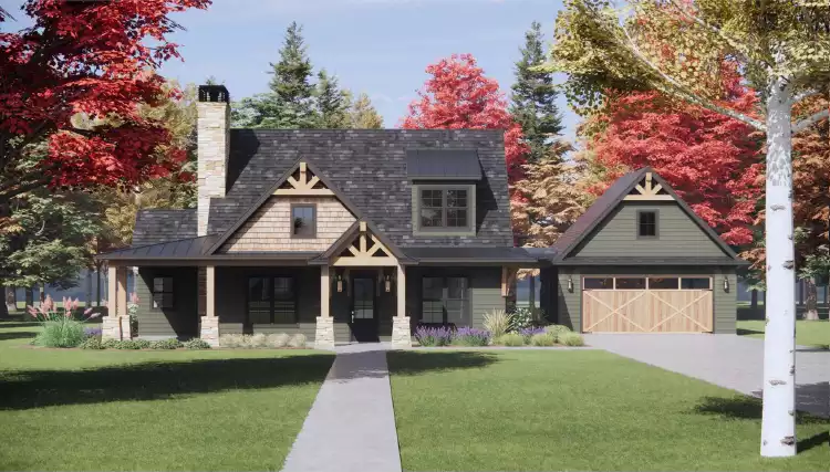 image of cabin plan 12045