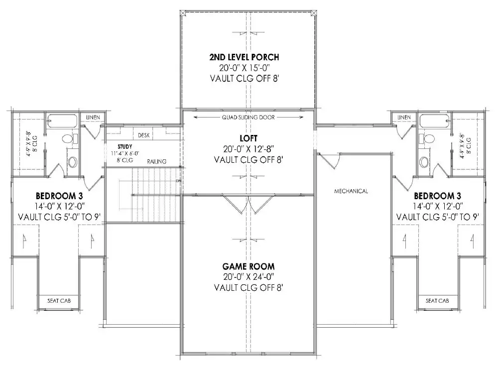 e*h様 main story 2y 2025aw Plan 666295RAF: Two-Story Northwest House Plan with Den or