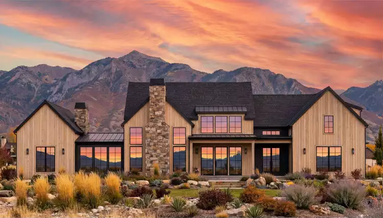 image of courtyard house plan 5078