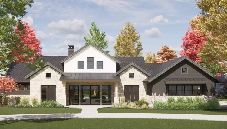 image of ranch house plan 5085
