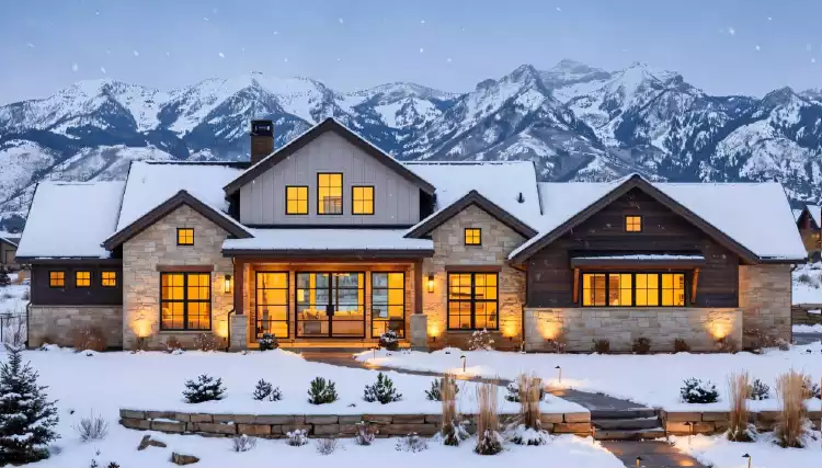 image of transitional house plan 5085