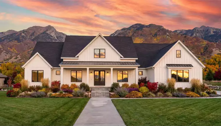 image of single story ranch house plan 6725