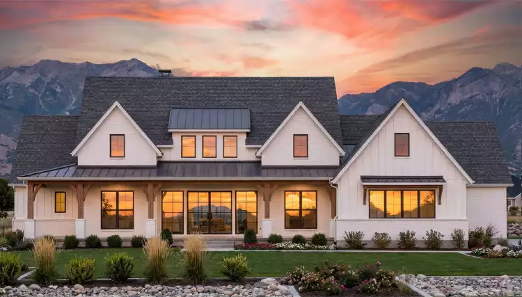 image of large ranch house plan 6758