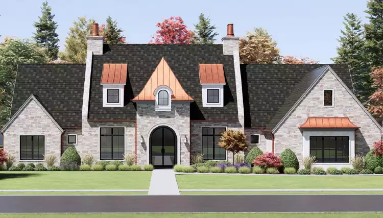 image of 4001 - 4500 square feet house plan 6787