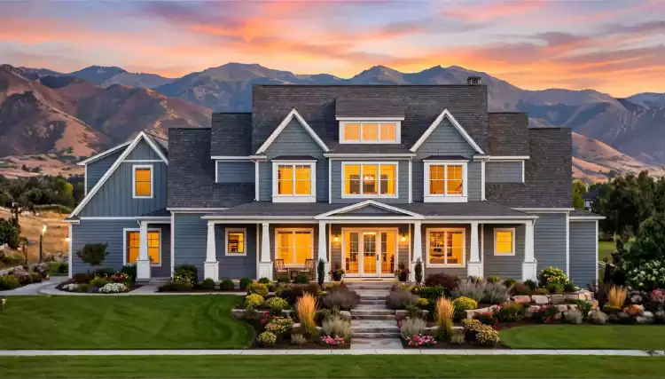 image of 2 story craftsman house plan 6792