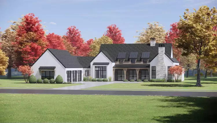 image of modern farmhouse plan 6879