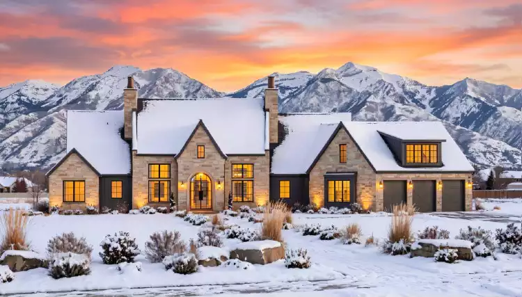 image of large ranch house plan 7109