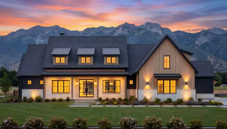 image of modern farmhouse plan 7296