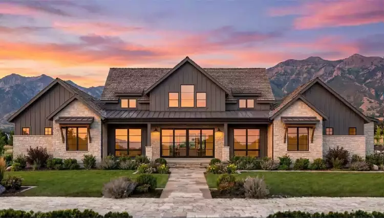 image of large country house plan 7542