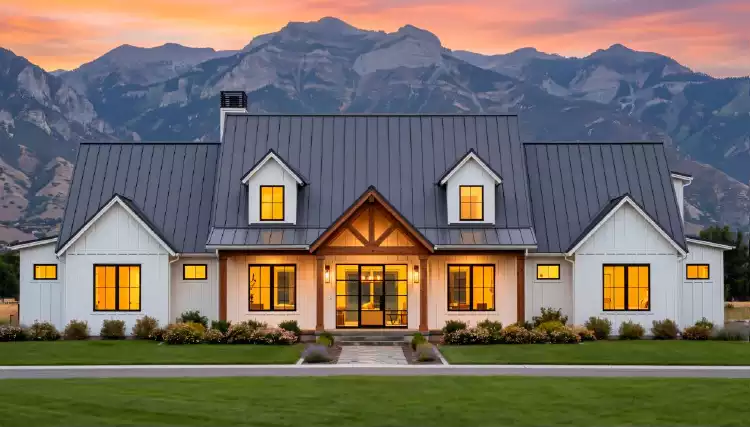 image of single story ranch house plan 7778