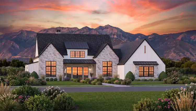 image of modern house plan 8072