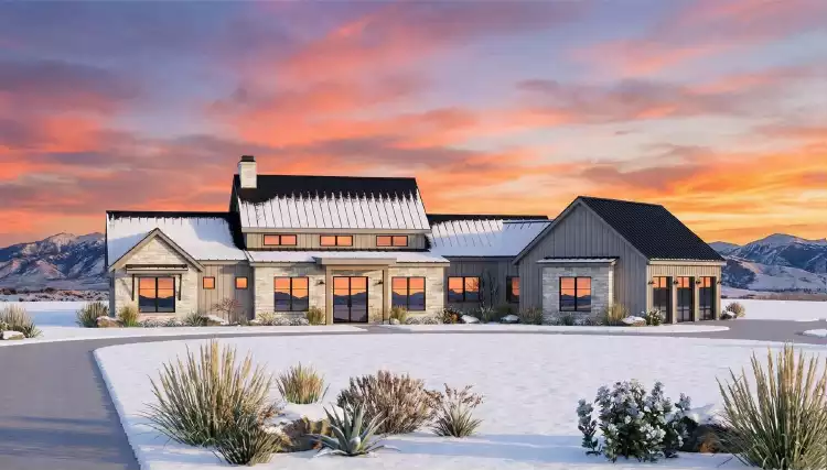 image of farmhouse plan 8243