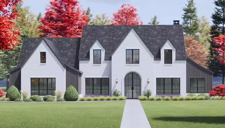 image of french country house plan 8703