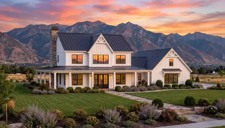 image of four bedroom house plan 9176