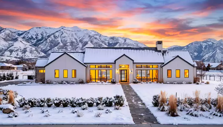 image of large ranch house plan 9183