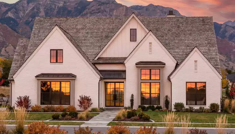 image of french country house plan 9184