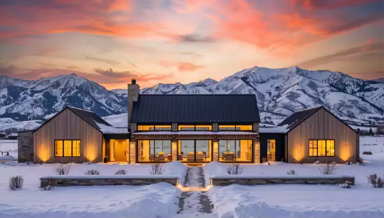 image of modern house plan 9197