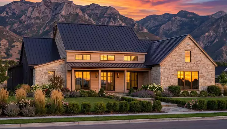 image of large country house plan 9198