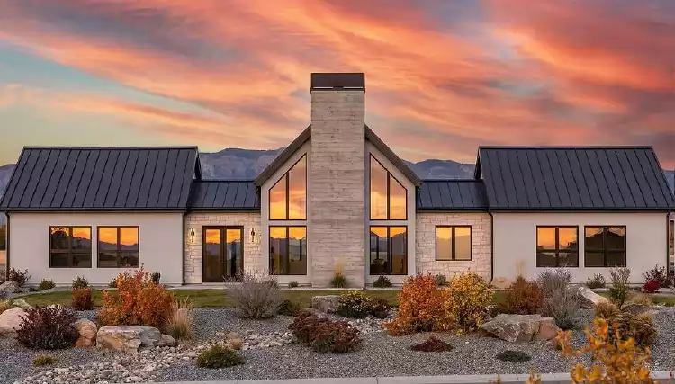image of four bedroom house plan 9199